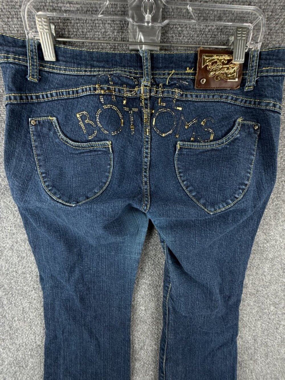 VTG Apple Bottom Jeans Women 13/14 Embroidered Y2K Spellout Logo Urban Adult